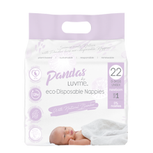 Load image into Gallery viewer, Panda Eco Nappies by Luvme, Newborn size 1, One country Mouse Kids