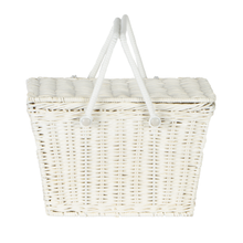 Load image into Gallery viewer, OLLIELLA Piki Basket | White One Country Mouse Kids
