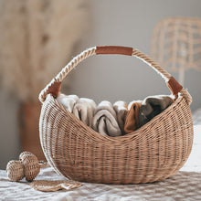 Load image into Gallery viewer, Rattan Half Moon Basket