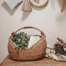 Load image into Gallery viewer, Rattan Half Moon Basket