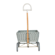 Load image into Gallery viewer, Rattan Wonder Wagon - Vintage Blue
