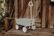 Load image into Gallery viewer, Rattan Wonder Wagon - Vintage Blue