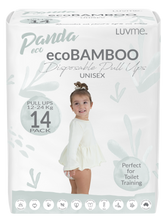 Load image into Gallery viewer, Panda Eco Nappy by LuvMe One Country Mouse Kids, Yamba, Luvme Disposable PULL Ups toilet training
