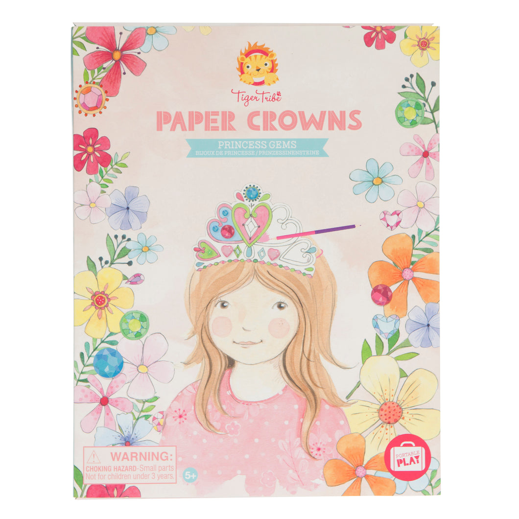 Tiger Tribe Paper Crowns - Princess Gems One country MOuse Kids