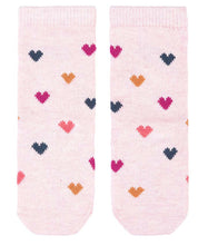 Load image into Gallery viewer, Organic Socks Knee Jacquard Hearts
