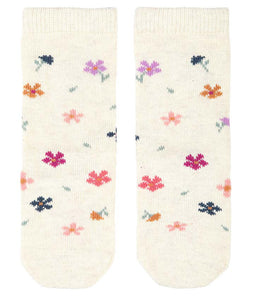 Organic Socks Knee Jacquard Wild Flowers