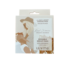 Load image into Gallery viewer, LUVME.ECO Kaeh Women Organic Bamboo Breast Pads Bamboo Reusable Breast Pads 6 PACK