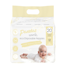 Load image into Gallery viewer, Panda Eco Nappies by Luvme, small size 2, One country Mouse Kids