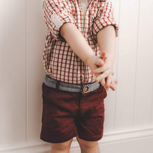 Load image into Gallery viewer, Boys Oscar Shorts - Burnt Red