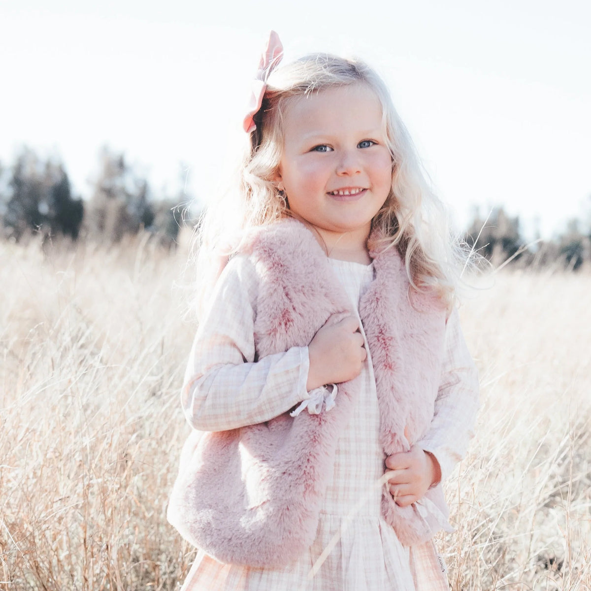 Fur vest hot sale for baby