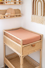 Load image into Gallery viewer, organic change pad/bassinet sheet - blush
