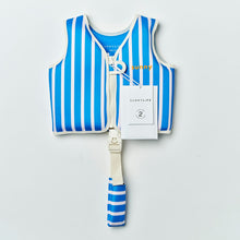 Load image into Gallery viewer, Kids Swim Vest 1-2 Tino the Tiger Blue
