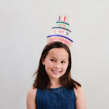 Load image into Gallery viewer, B&#39;day cake headdress MULTI
