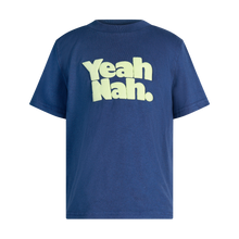 Load image into Gallery viewer, Yeah Nah Kids Slang Tee in Navy
