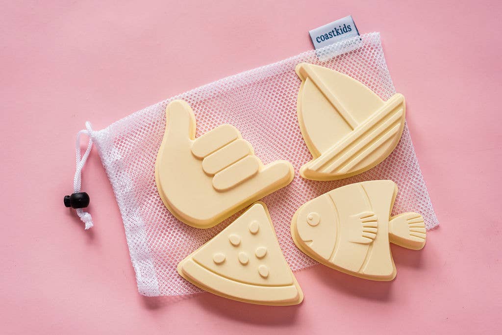 Shelly Beach Sand Moulds: Yellow