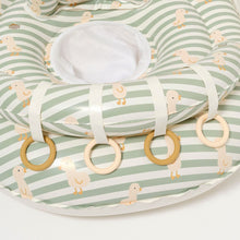 Load image into Gallery viewer, Interactive Baby Float Duck Sage Stripe
