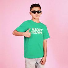 Load image into Gallery viewer, Happy Chappy Kids Slang Tee in Green
