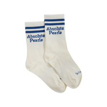 Load image into Gallery viewer, Absolute Perla Kids Socks in Blue Stripe
