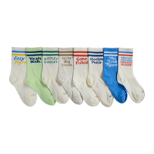 Load image into Gallery viewer, Absolute Perla Kids Socks in Blue Stripe
