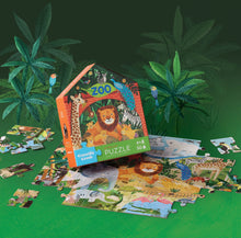 Load image into Gallery viewer, Flat House Puzzle 50 pc - Zoo
