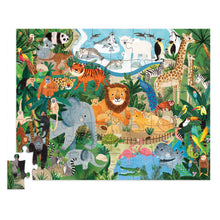 Load image into Gallery viewer, Flat House Puzzle 50 pc - Zoo

