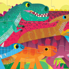 Load image into Gallery viewer, Super Duper Long Puzzle 60 pc - Dino World
