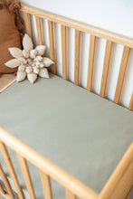 Load image into Gallery viewer, Cot Organic Sheet - Sage
