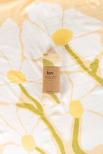 Load image into Gallery viewer, Organic Muslin Swaddle - Fleur Warm Oat: Fleur - Warm Oat
