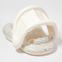 Load image into Gallery viewer, Float Together Baby Seat Duck Sage Stripe
