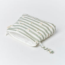 Load image into Gallery viewer, Kids Wet Bag Sammy the Seagull Green Stripe
