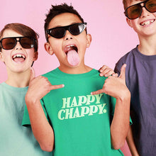 Load image into Gallery viewer, Happy Chappy Kids Slang Tee in Green
