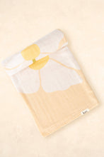 Load image into Gallery viewer, Organic Muslin Swaddle - Fleur Warm Oat: Fleur - Warm Oat
