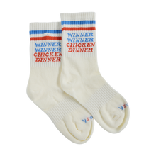 Load image into Gallery viewer, Chicken Dinner Kids Socks in Multi Stripe
