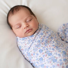 Load image into Gallery viewer, Muslin Swaddle Lilly Blue
