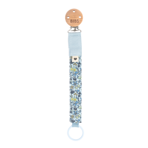 Liberty Pacifier Clip - Chamomile Lawn/Baby Blue