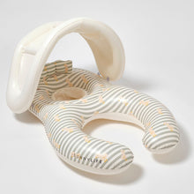 Load image into Gallery viewer, Float Together Baby Seat Duck Sage Stripe
