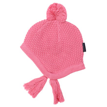 Load image into Gallery viewer, Textured Knit Beanie Hot Pink
