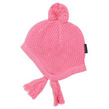 Load image into Gallery viewer, Textured Knit Beanie Hot Pink
