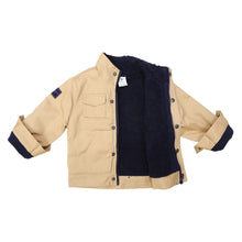 Load image into Gallery viewer, Sherpa Lined Twill Jacket Sheepskin
