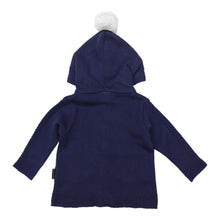 Load image into Gallery viewer, Hood Lined Knit Jacket Navy
