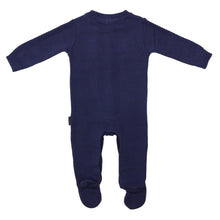 Load image into Gallery viewer, Textured Knit Romper Navy

