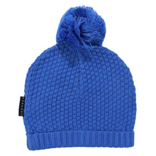 Load image into Gallery viewer, Textured Knit Beanie Victoria Blue
