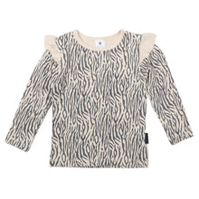 Load image into Gallery viewer, Tiger Stripes Frill Top Tapioca
