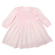 Load image into Gallery viewer, Tone on Tone Smocked Dress Pink

