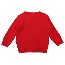 Load image into Gallery viewer, Pattern Knit Sweater Red
