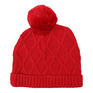 Knit Beanie Red