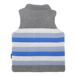 Padded Knit Vest Charcoal 23