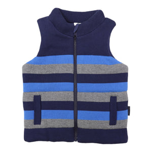 Padded Knit Vest Navy 23