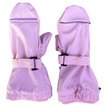 Load image into Gallery viewer, Polar Fleece Lined Waterproof Mittens with Adjustble Fastener Pink
