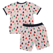Load image into Gallery viewer, Cotton PJs Xmas Tree Print Pink
